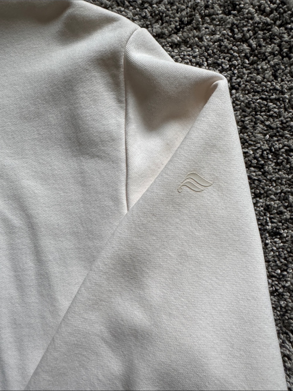 Fabletics Hydrow Crewneck Sweatshirt - Cream - Picture 3 of 4